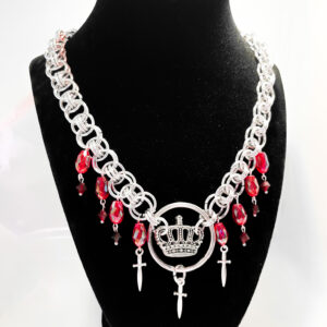 "Royal Blood" Chainmail Necklace