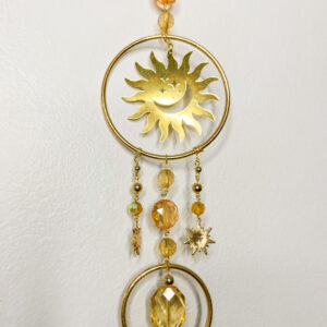 Golden Sun Hanging Ornament