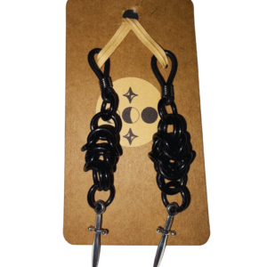 Chainmaille Dagger Glasses Charms