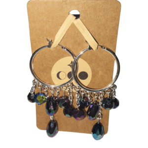 Waterfall Dangling Hoop Earrings